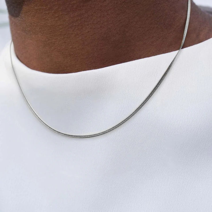 Silver Snake Boys  Chain